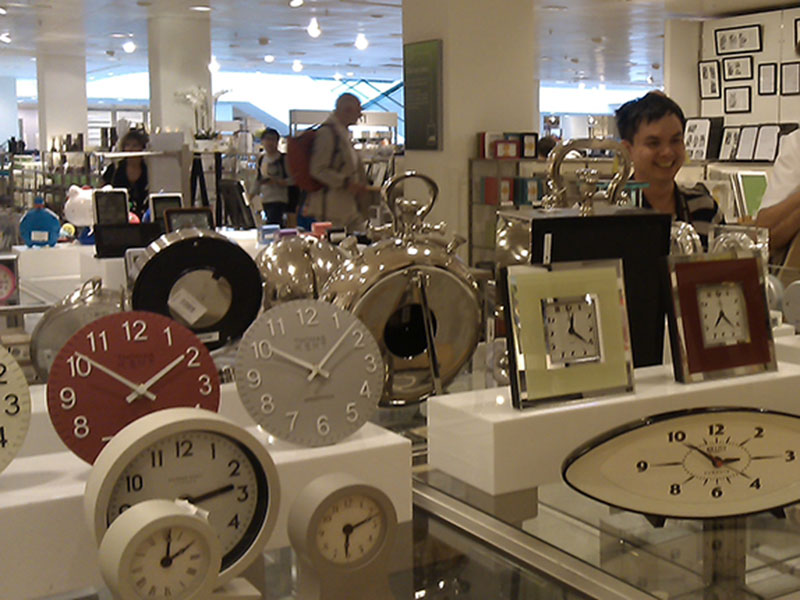  some clocks we produced and sold to UK's John Lewis Department