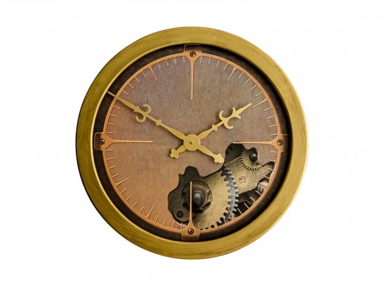 18 Inches Metal Rimmed Wall Clock